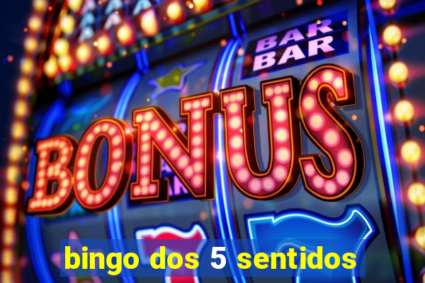 bingo dos 5 sentidos