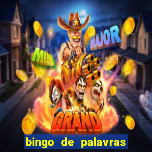 bingo de palavras de natal