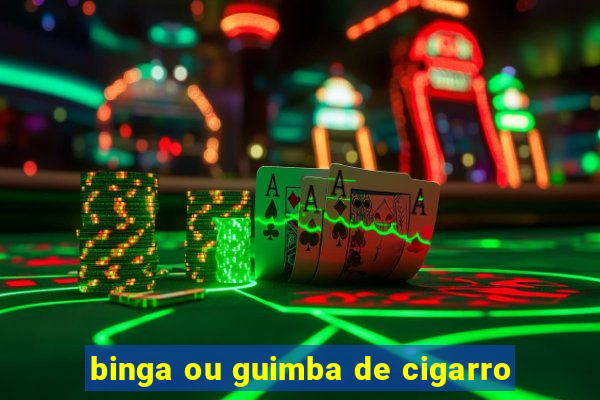 binga ou guimba de cigarro