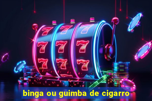 binga ou guimba de cigarro