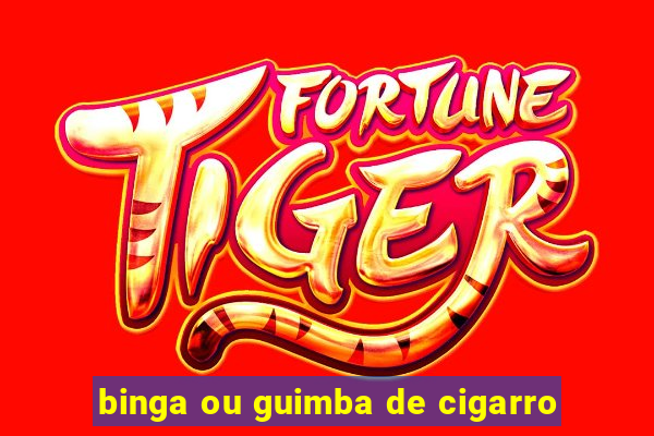 binga ou guimba de cigarro