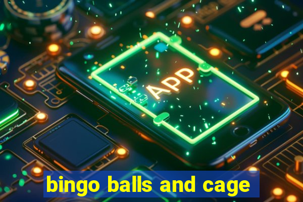 bingo balls and cage