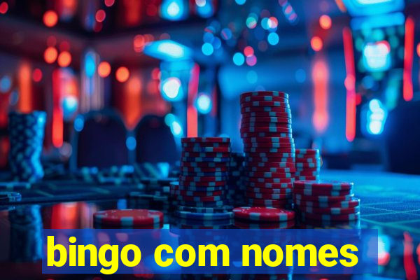 bingo com nomes