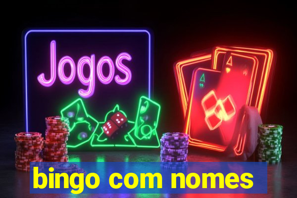 bingo com nomes