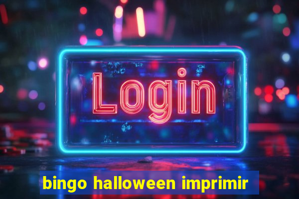 bingo halloween imprimir