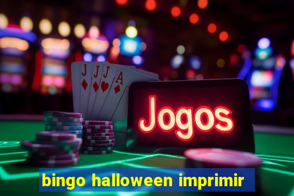 bingo halloween imprimir