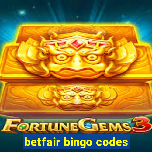 betfair bingo codes