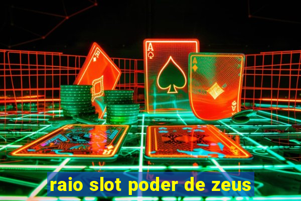 raio slot poder de zeus