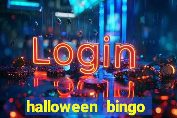 halloween bingo cards with numbers