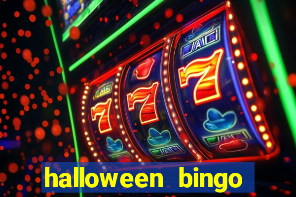 halloween bingo cards with numbers