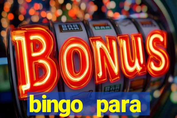 bingo para despedida de solteira para imprimir