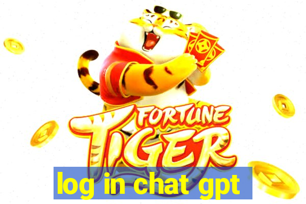 log in chat gpt