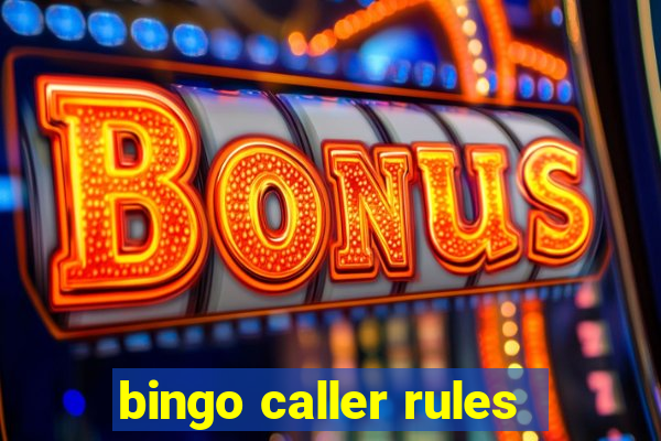 bingo caller rules