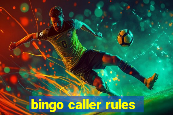 bingo caller rules