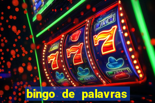 bingo de palavras cha de bebe