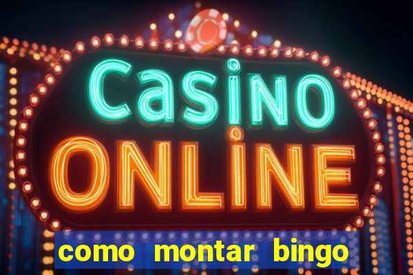 como montar bingo brinquedos toia