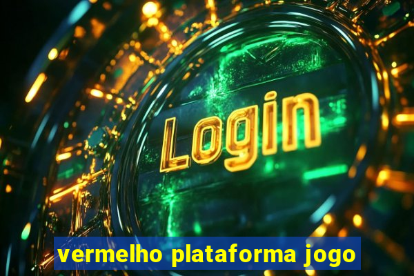 vermelho plataforma jogo