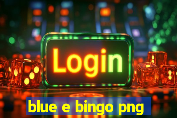 blue e bingo png