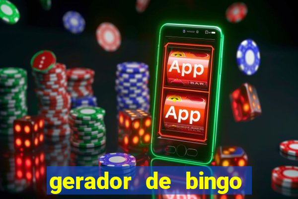 gerador de bingo de palavras