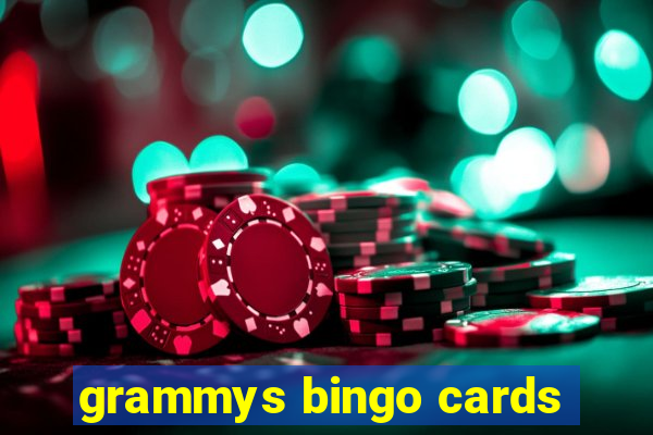 grammys bingo cards