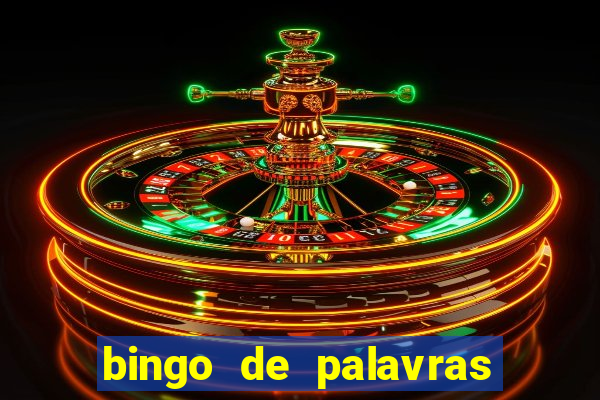 bingo de palavras de natal