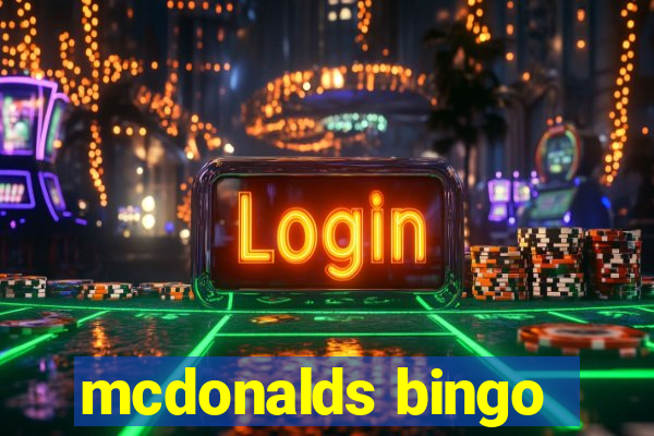 mcdonalds bingo