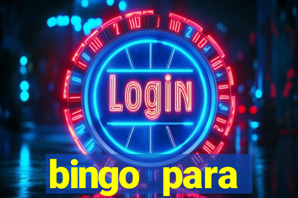 bingo para despedida de solteira para imprimir