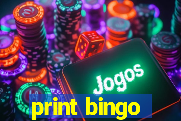 print bingo