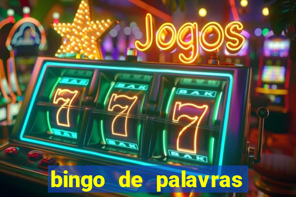 bingo de palavras de natal